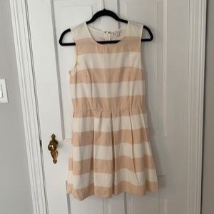 Gap. Light Pink and natural white dress. Size 4.